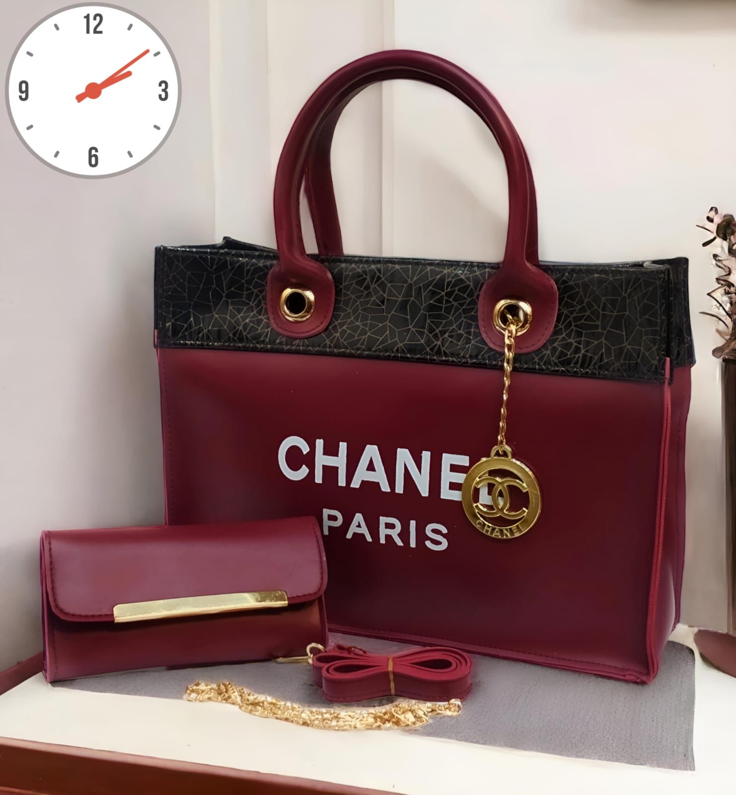 Channel Paris Shoulder Bag For Girls