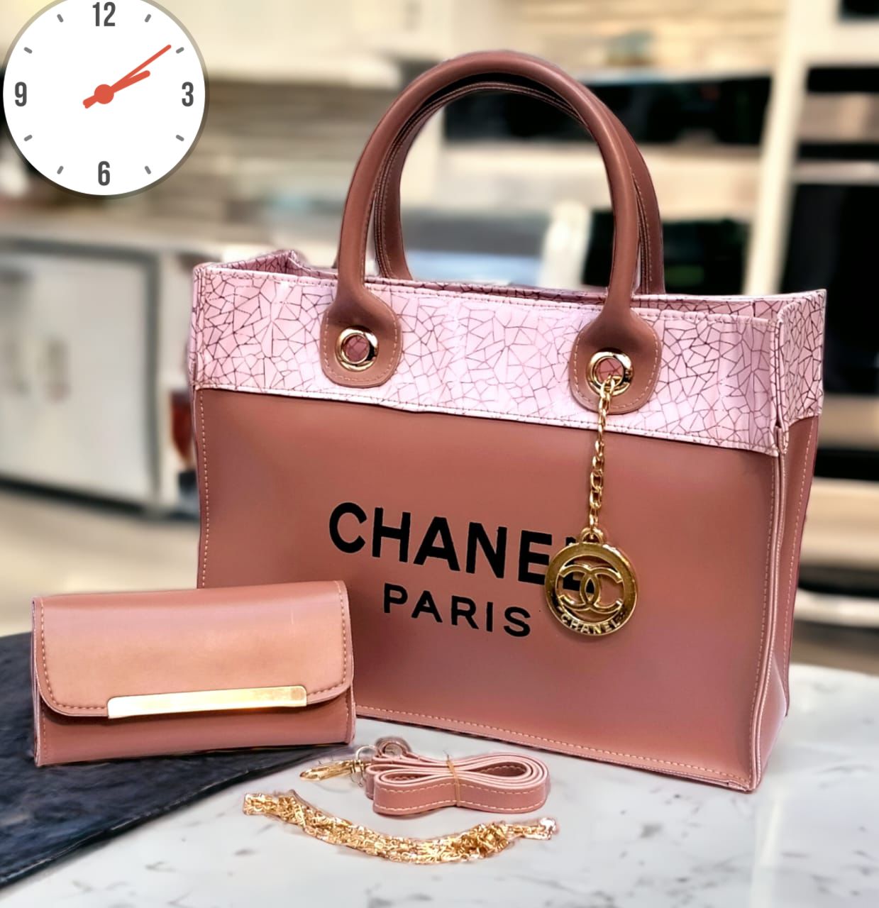 Channel Paris Shoulder Bag For Girls