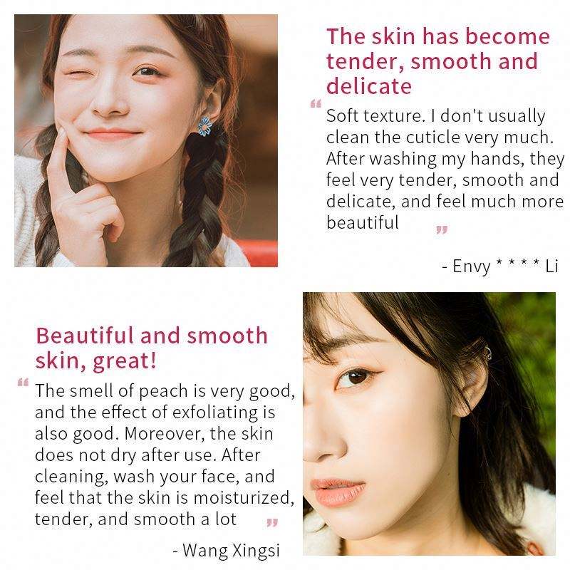 Bioaqua Peach Glowing moisturizer peeling cream 140g