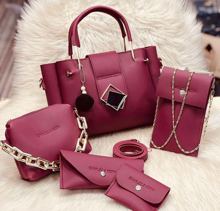 Charles  & Keith 5 Pcs Bag Set for Girls