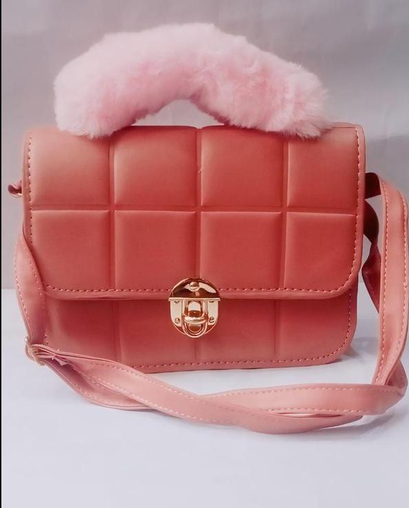 New Stylish Rexine Texture Handbag for Girls