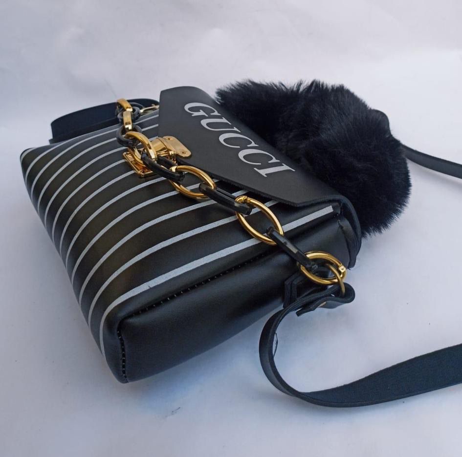 Women's Rexine Printed Top Handle Shoulder Bag